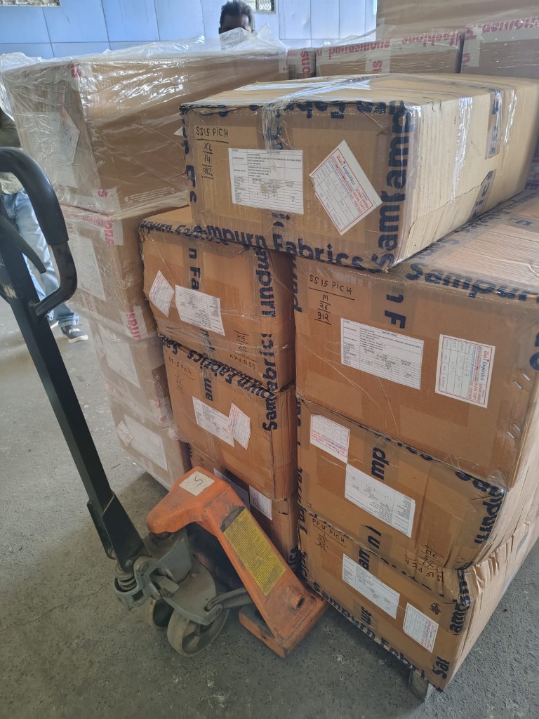 Fabric Rolls Packaging